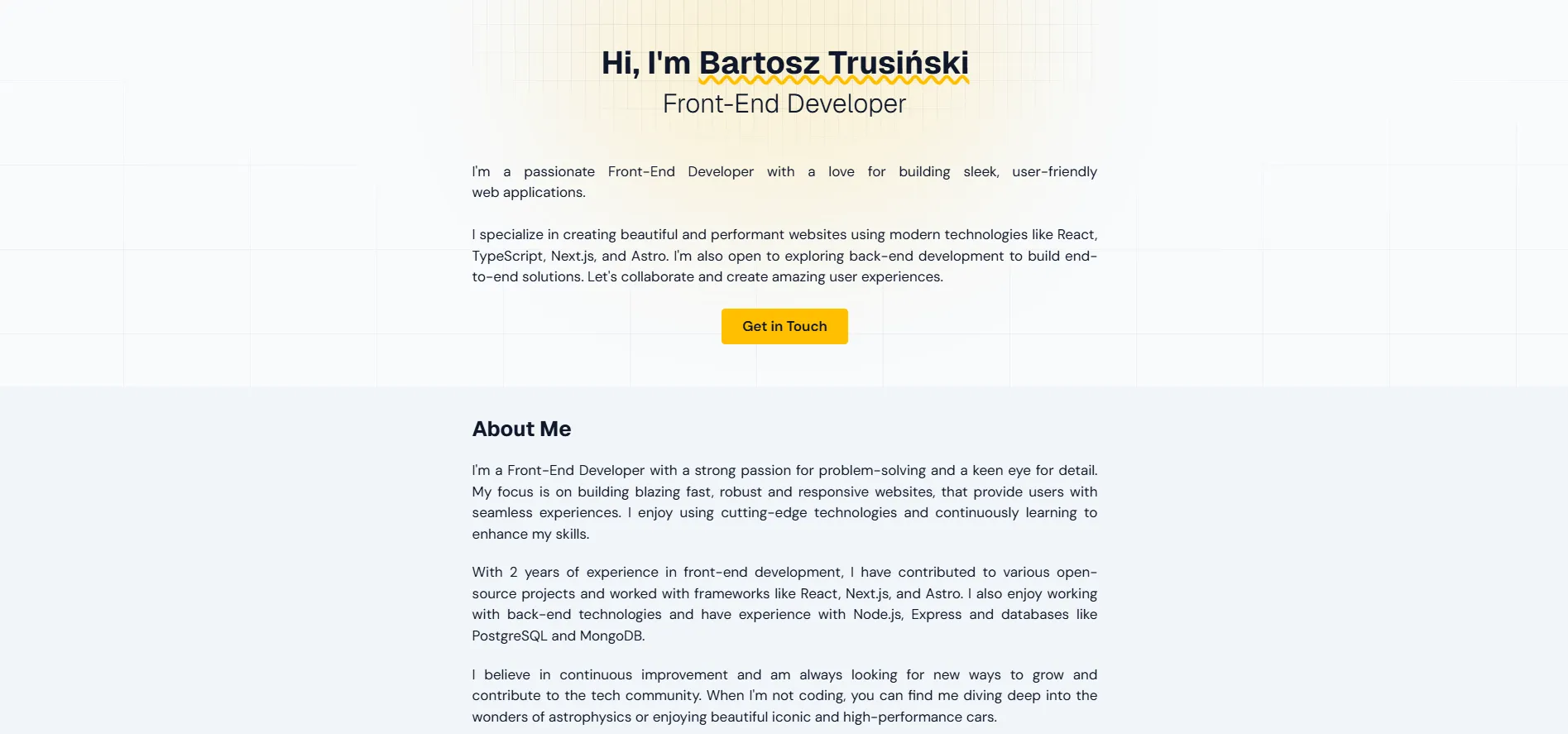 Portfolio app thumbnail