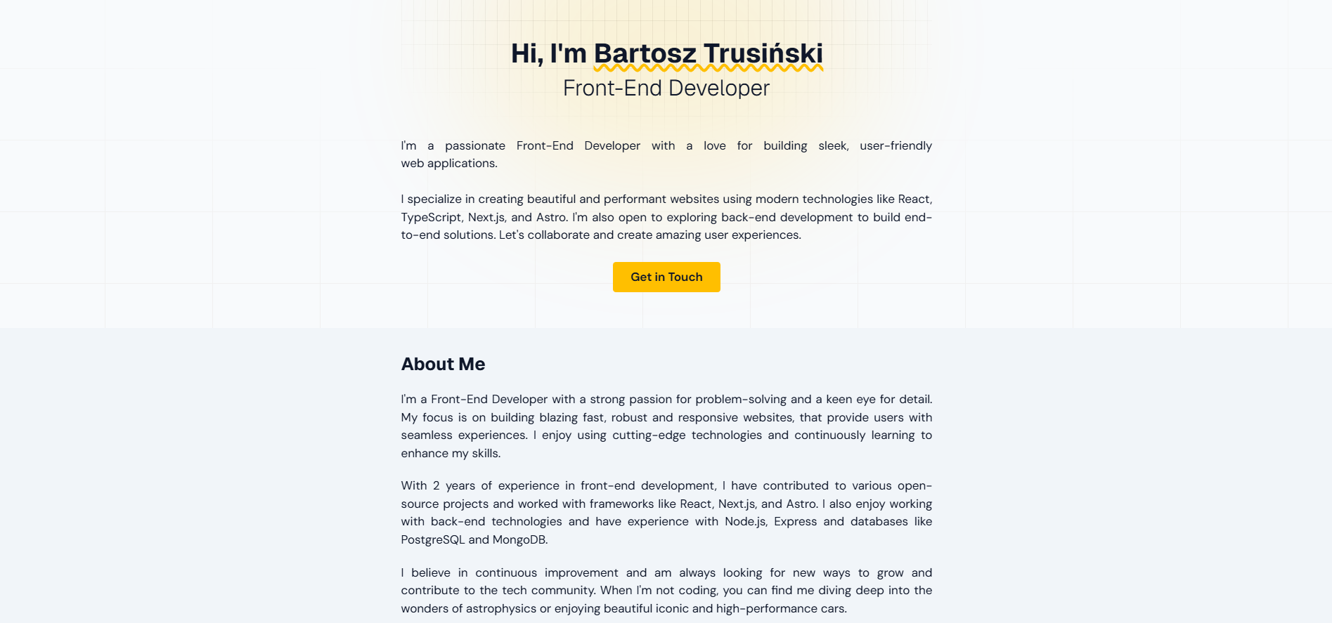 Portfolio app thumbnail